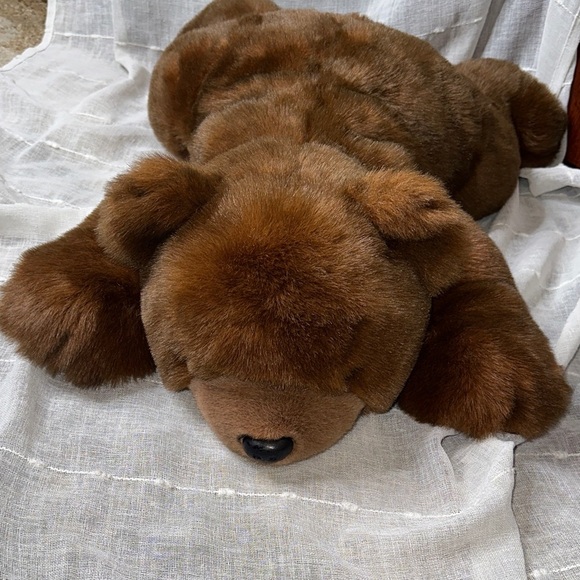Vintage TY Classics PAWS the HUGE 30" Lay Flat Brown Bear Plush Teddy Bear 1996 - Picture 13 of 16